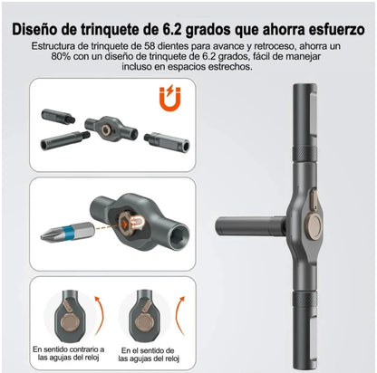 Kit Destornillador Magnetico 24 pcs