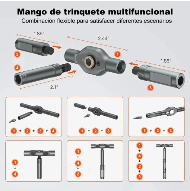 Kit Destornillador Magnetico 24 pcs