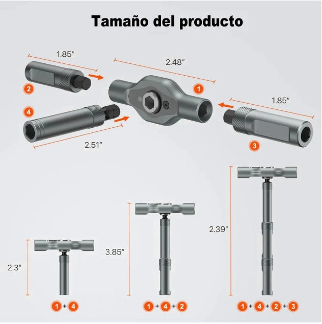 Kit Destornillador Magnetico 24 pcs
